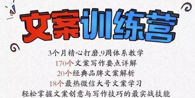 龙小天《文案训练营》全面系统解决文案写作难题！-爱省资源网