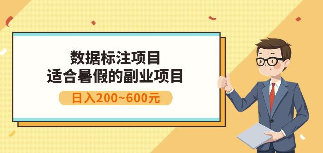 副业赚钱：人工智能数据标注项目，简单易上手，小白也能日入200+-爱省资源网