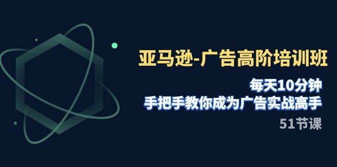 亚马逊-广告高阶培训班，每天10分钟，手把手教你成为广告实战高手（51节）-爱省资源网