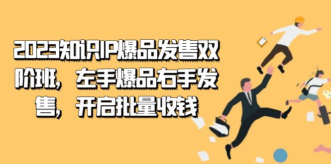 2023知识IP-爆品发售双 阶班，左手爆品右手发售，开启批量收钱-爱省资源网