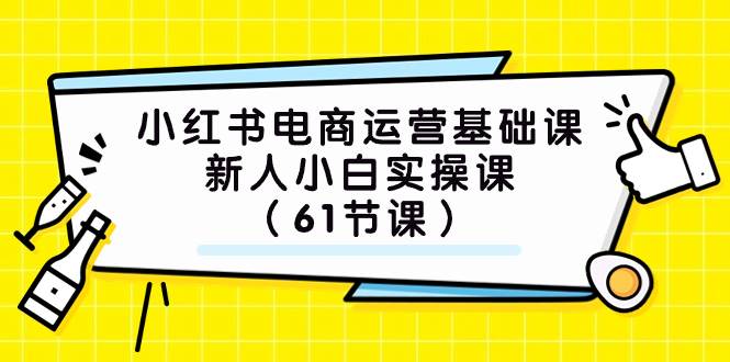小红书电商运营基础课，新人小白实操课（61节课）-爱省资源网