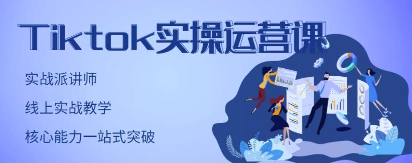 TikTok实操运营课，手把手账号实战，适合零基础Tiktok新人-爱省资源网