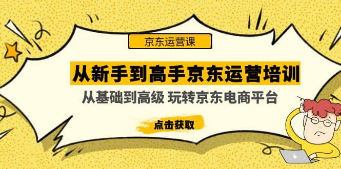 从新手到高手京东运营培训：从基础到高级 玩转京东电商平台(无水印)-爱省资源网