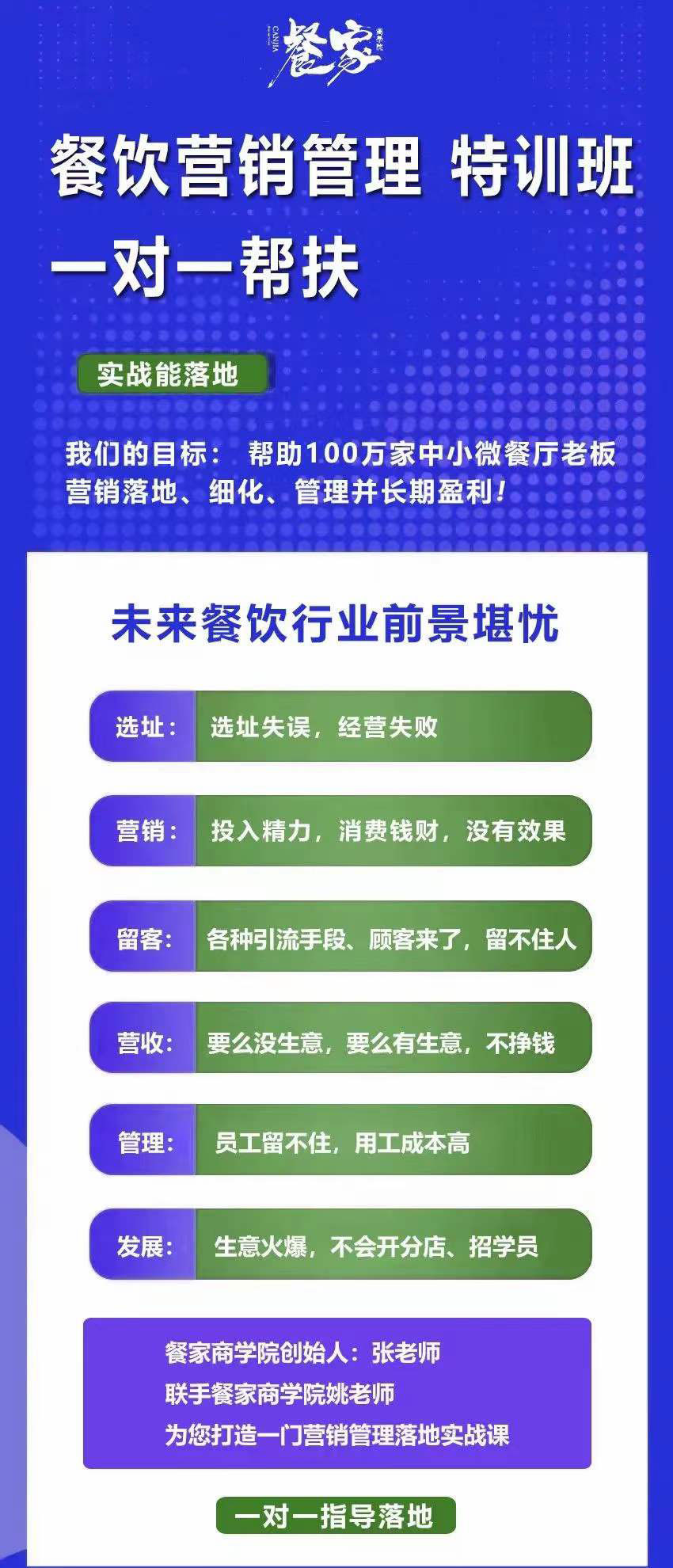 图片[1]-餐饮营销管理特训班：选址+营销+留客+营收+管理+发展-爱省资源网