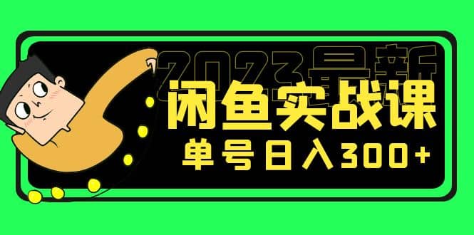 花599买的闲鱼项目：2023最新闲鱼实战课（7节课）-爱省资源网