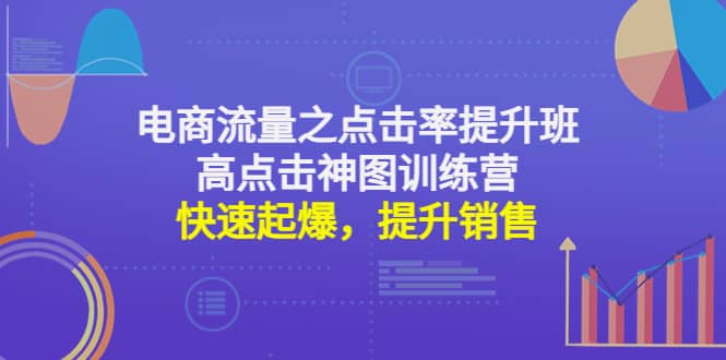 电商流量之点击率提升班+高点击神图训练营：快速起爆，提升销售-爱省资源网