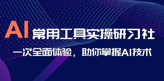AI-常用工具实操研习社，一次全面体验，助你掌握AI技术-爱省资源网