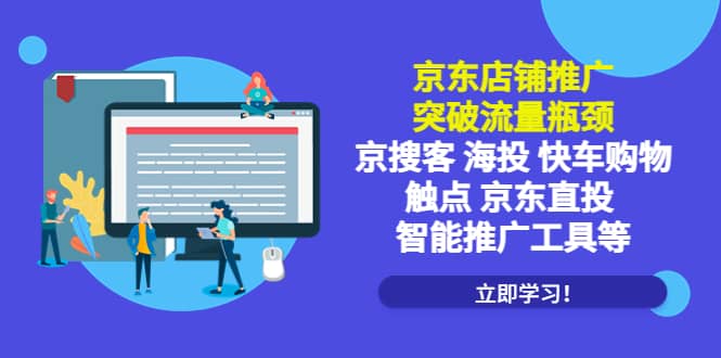 京东店铺推广：突破流量瓶颈，京搜客海投快车购物触点京东直投智能推广工具-爱省资源网