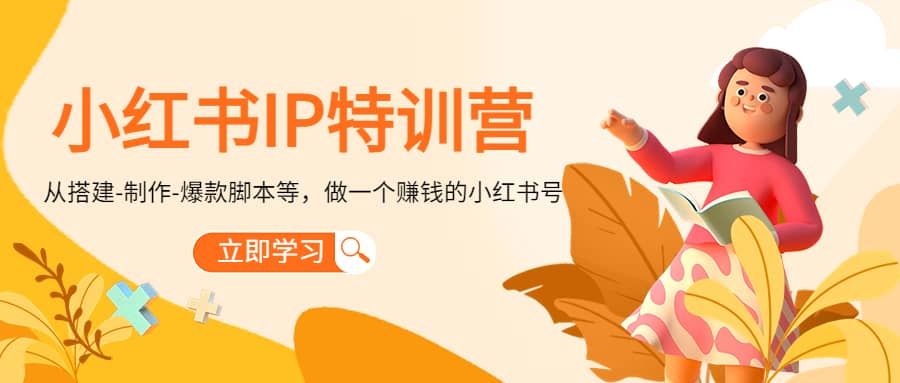 小红书IP特训营-爱省资源网