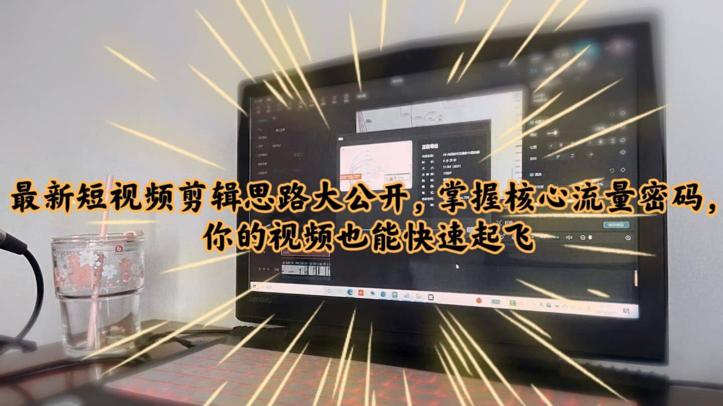最新短视频剪辑思路大公开，掌握核心流量密码，你的视频也能快速起飞-爱省资源网