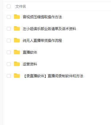 左小姐-直播带货俱乐部十三行、无人直播，全套教程附：工具、文档、话术资料-爱省资源网