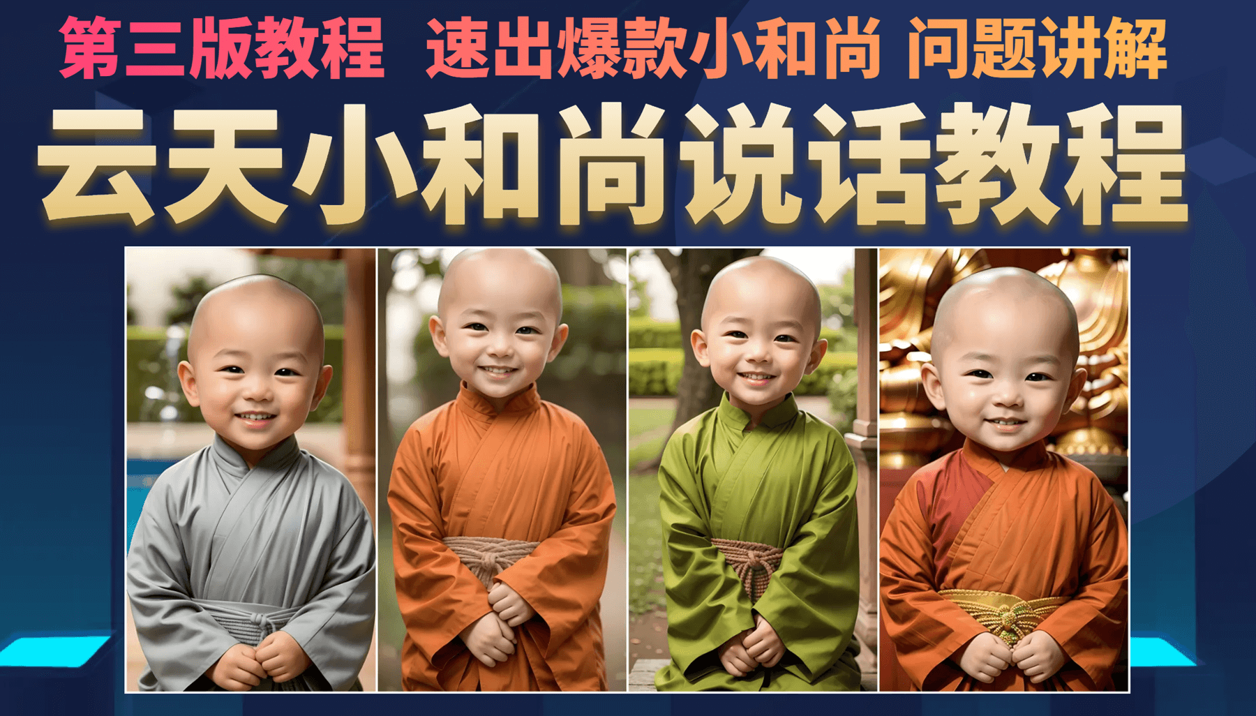 云天小和尚会说话，7天万粉（第3版教程）-爱省资源网