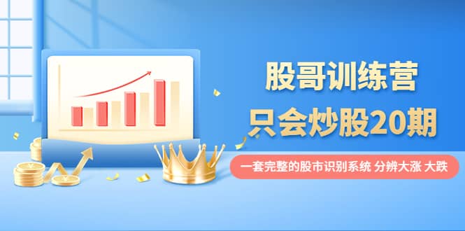 股哥训练营·只会炒股20期：一套完整的股市识别系统，分辨大涨、大跌-爱省资源网