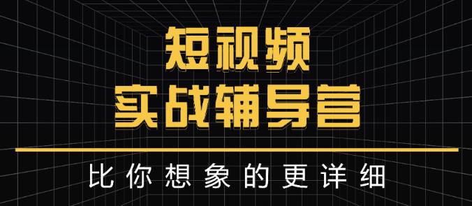 达人队长:短视频实战辅导营，比你想象的更详细-爱省资源网