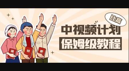 中视频项目，目前靠这个项目养了11人团队【视频课程】-爱省资源网