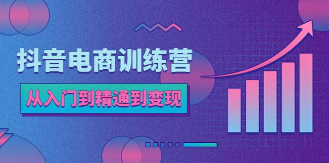 抖音电商训练营：从入门到精通，从账号定位到流量变现，抖店运营实操-爱省资源网