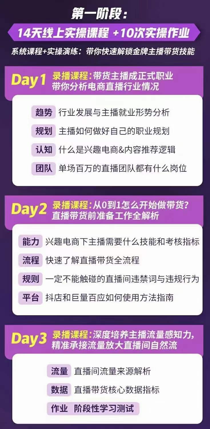 图片[1]-金牌主播实战进阶营 普通人也能快速变身金牌带货主播 (价值3980)-爱省资源网
