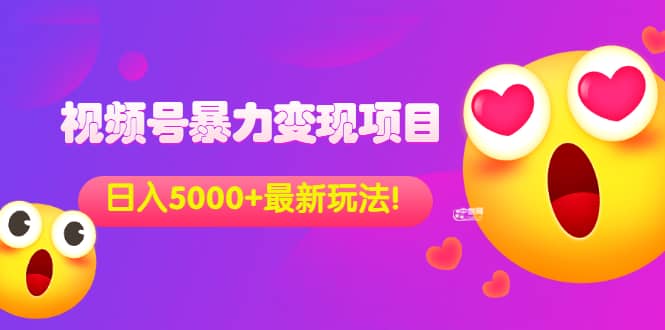 外面收费699的视频号暴力变现项目，日入5000+，简单易操作当天见效果-爱省资源网