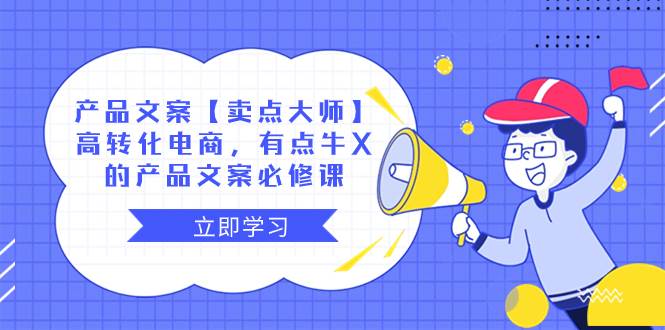 产品文案【卖点大师】高转化电商，有点牛X的 产品文案必修课-爱省资源网