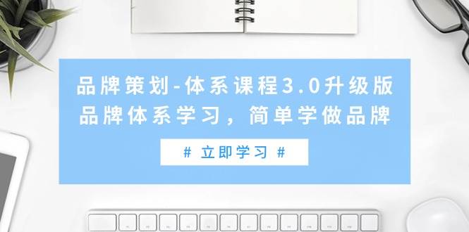品牌策划-体系课程3.0升级版，品牌体系学习，简单学做品牌（高清无水印）-爱省资源网