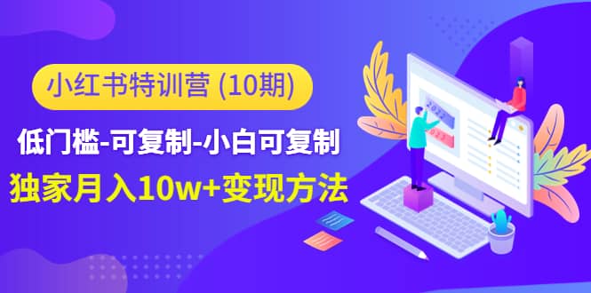 小红书特训营（第10期）低门槛-可复制-小白可复制-爱省资源网