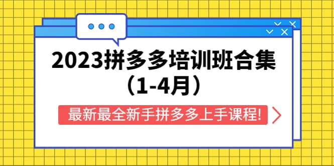 2023拼多多培训班合集（1-4月），最新最全新手拼多多上手课程!-爱省资源网