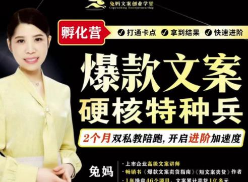 爆款文案硬核特种兵孵化营，实现了每个月2000-30000+的副业增收-爱省资源网