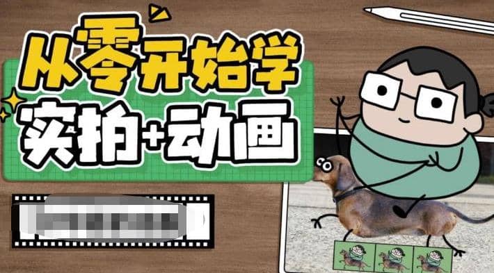 从零开始学实拍加动画，实拍加动画创意教程（49节视频课）-爱省资源网