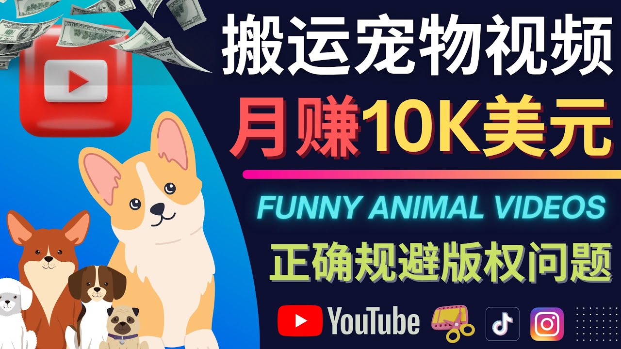 搬运TIKTOK视频到YouTube，并进行二次创作，月赚1万美元以上-爱省资源网