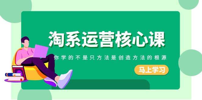 淘系-运营核心课，你学的不是只方法是创造方法的根源（190节课）-爱省资源网