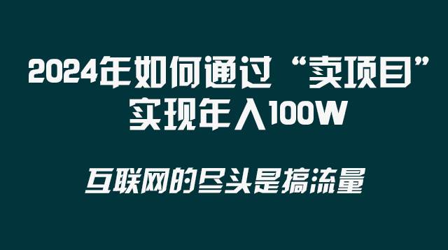2024年如何通过“卖项目”实现年入100W-爱省资源网