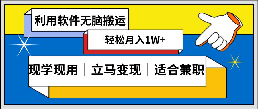 低密度新赛道 视频无脑搬 一天1000+几分钟一条原创视频 零成本零门槛超简单-爱省资源网