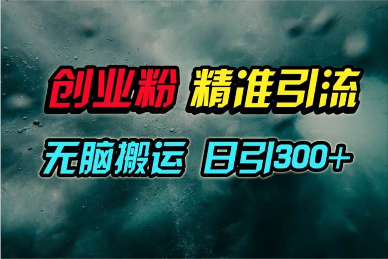 视频号纯搬运日引300+创业粉教程！-爱省资源网