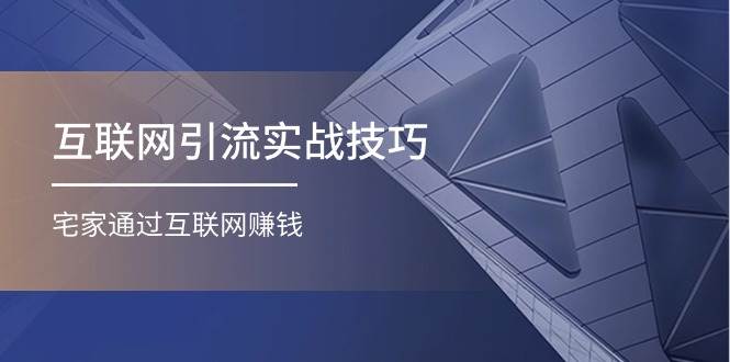 互联网引流实操技巧(适合微商，吸引宝妈)，宅家通过互联网赚钱（17节）-爱省资源网