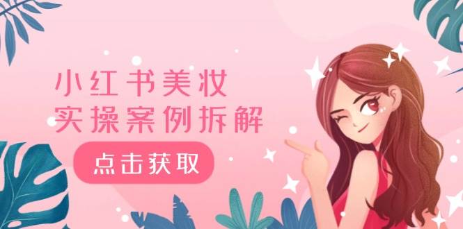 小红书美妆实操案例拆解，深度解读小红书40万粉  8000赞180粉，为什么?-爱省资源网