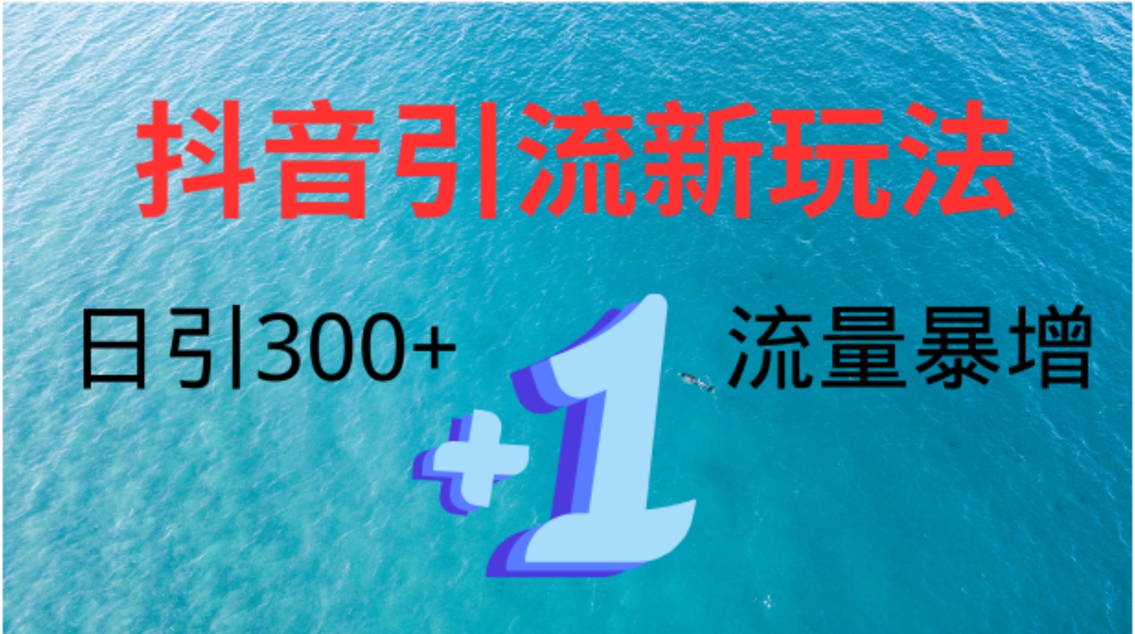 创业粉高效引流，抖音工具号玩法4.0，日引300+-爱省资源网