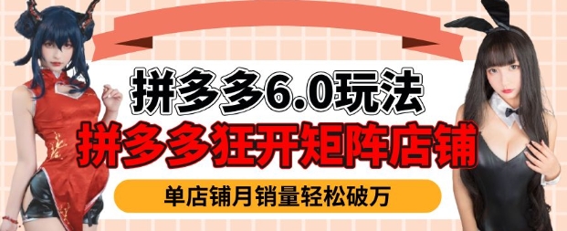 拼多多虚拟商品暴利6.0玩法，轻松实现月入过W-爱省资源网