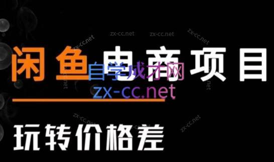 亿创繁星·闲鱼电商项目(玩转价格差)-爱省资源网