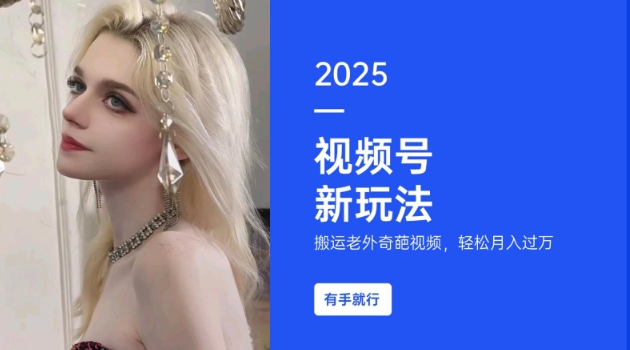 搬运老外奇葩视频，撸视频号分成计划收益，每天只需一小时，新手小白轻松月入过W-爱省资源网