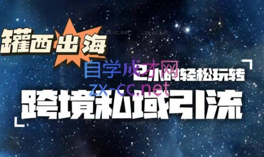 罐西老师·零基础学会跨境私域引流-爱省资源网