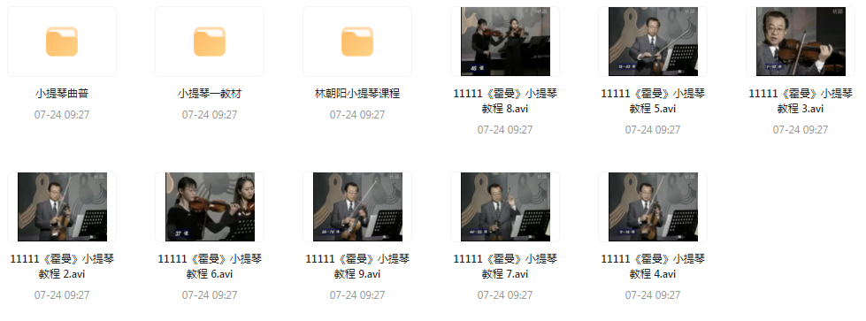 霍曼小提琴教学视频-爱省资源网