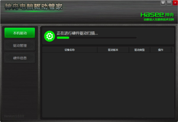 神舟电脑驱动管家 v1.0 官方免费版-爱省资源网
