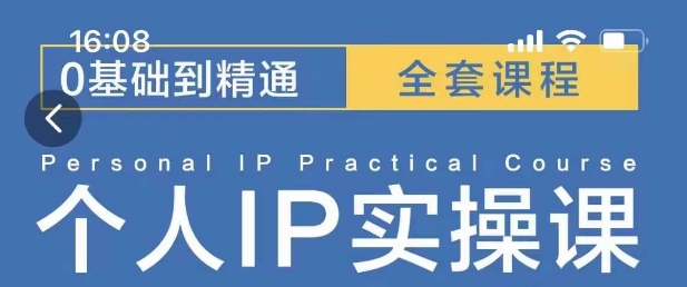 操盘手思维、个人IP、MCN孵化打造千万粉丝IP的运营方法论-爱省资源网