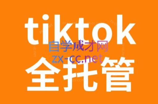 TikTok跨境电商全托管运营模式精品课-爱省资源网