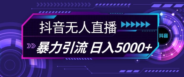 抖音快手视频号全平台通用无人直播引流法，利用图片模板和语音话术，暴力日引流100+创业粉【揭秘】-爱省资源网