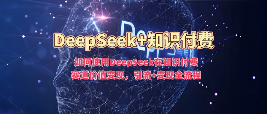 如何使用DeepSeek在知识付费赛道价值变现，引流+变现全流程-爱省资源网