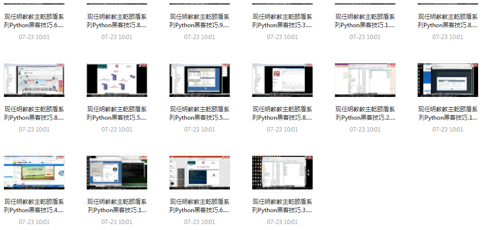 Python黑客技巧课程-爱省资源网